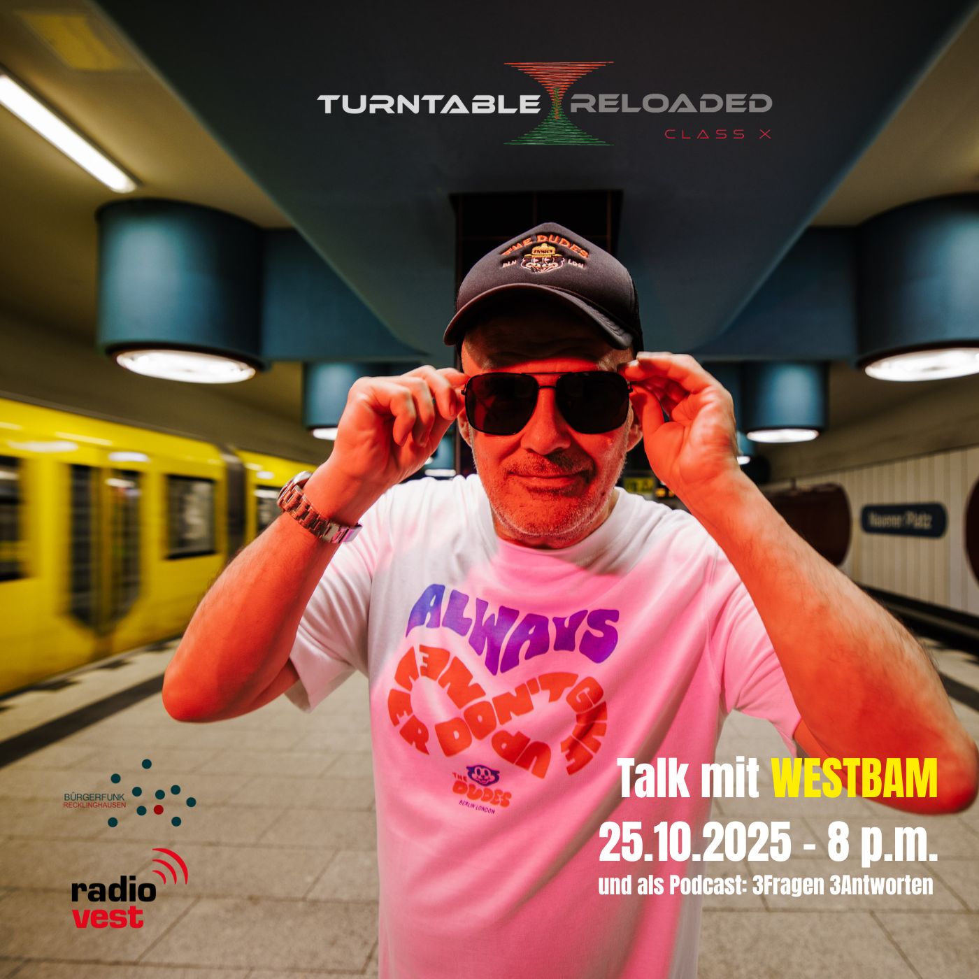 Turntable Reloaded ClassiX (Folge 375 - ClassiX 053 vom 25.10.2025) - WestBam Special mit Olly Kelch Turntable Reloaded ClassiX (Folge 375 - ClassiX 053 vom 25.10.2025) - WestBam Special mit Olly Kelch